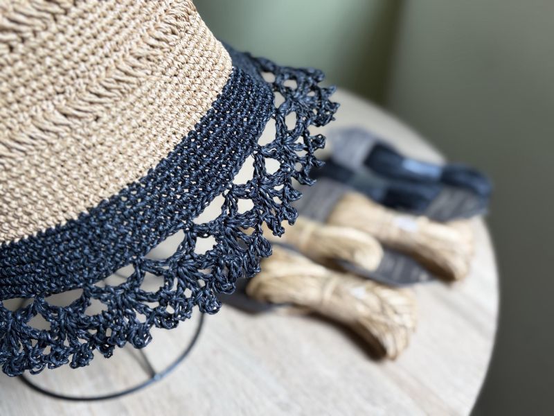 DARUMA - 典雅花邊漁夫帽 A 