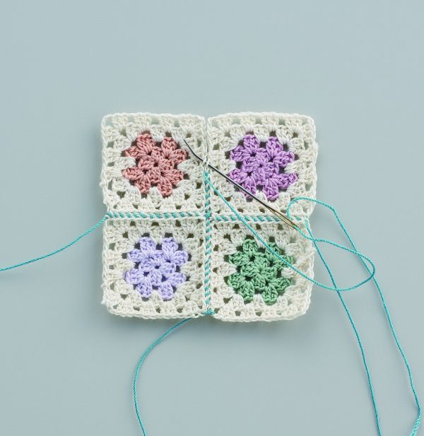 日本可樂牌 Clover -  縫針組套 ｢小針筒｣ 藍 