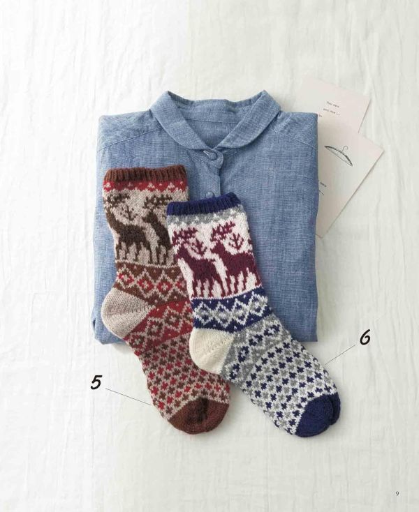 日文編織書 - KNITTING SOCKS 棒針編みのベーシックなくつ下 