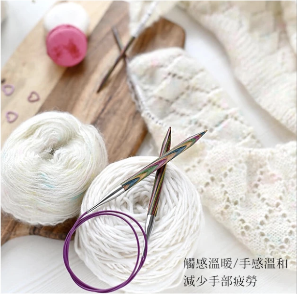 Knitpro -SYMFONIE 彩木輪針 