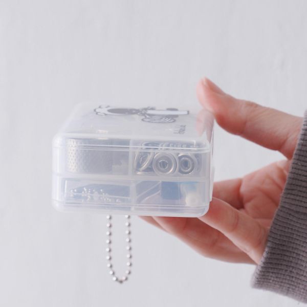 Itohenlab. - ひつじのクリアマルチケース 透明雙層收納盒 