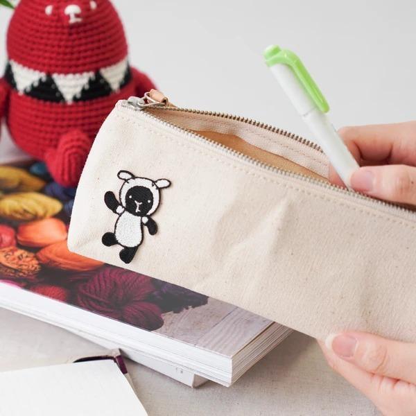 HARA WOOL - 治癒系綿羊刺繡貼布 