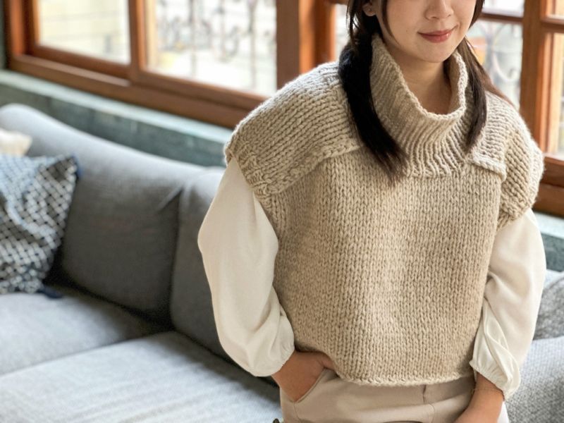 DARUMA - 麥田暖風拼接背心材料包 + 教學影片 