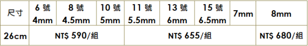 德國艾迪 Addi -  三重奏輪針組 26cm 21cm 