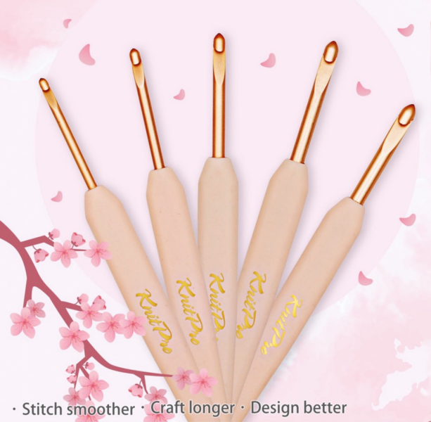 KnitPro - 限量20組！ 2026母親節！櫻花粉限量鋁製鉤針組 