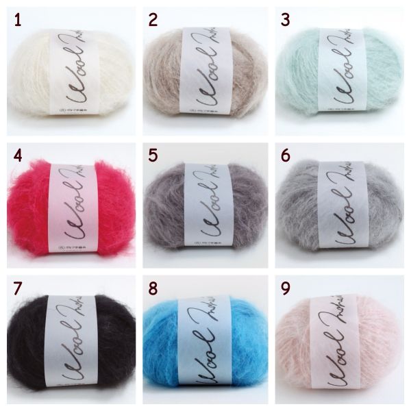 DARUMA - 輕柔毛海 Wool Mohair 