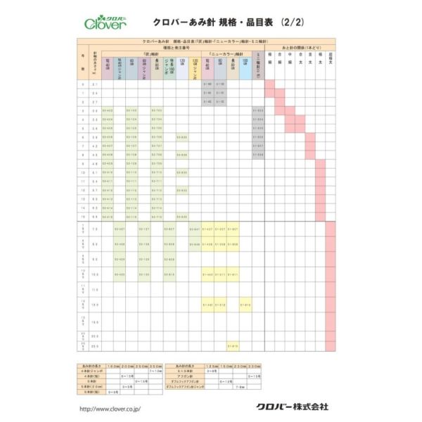 日本可樂牌 Clover -「匠」棒針、二本針 (30、33cm) 