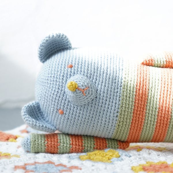 日本Hará Wool 材料包 - 48 喜歡彩色穿著的熊熊 