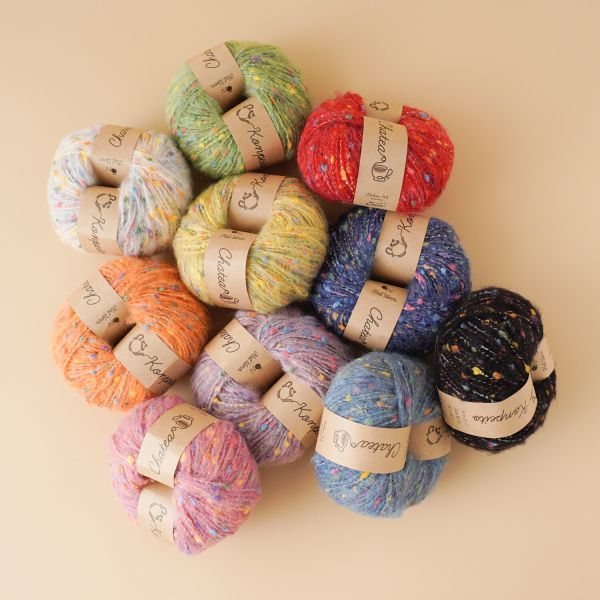 Hara Wool - Knitworm Chatty 柔軟絨球毛線 