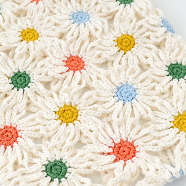 日本Hará Wool 材料包 -66 花朵包包 