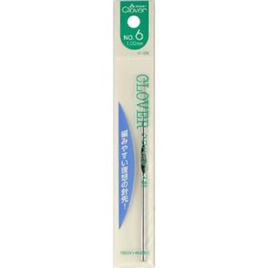 日本可樂牌 Clover - 銀色單頭蕾絲鉤針 0號 - 12號 