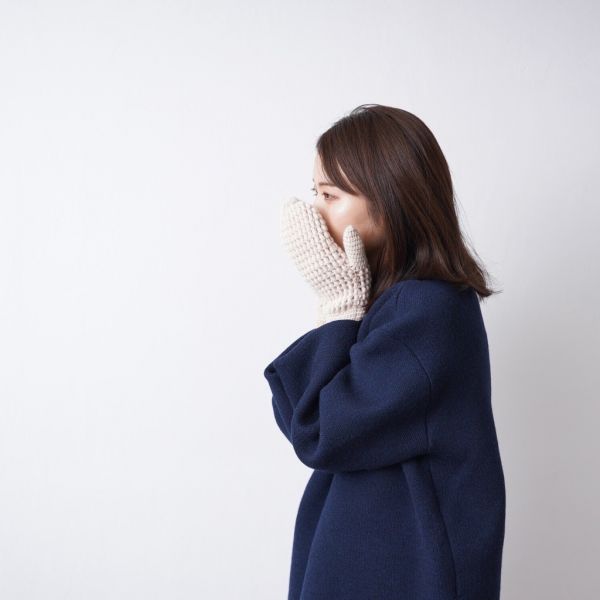日本Hará Wool 材料包 -36可愛感覺的針織連指手套 