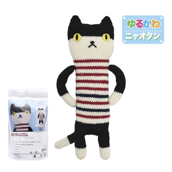日本ないとう原廠材料包 - ニャオタン Nyaotan 招福貓編織娃娃 