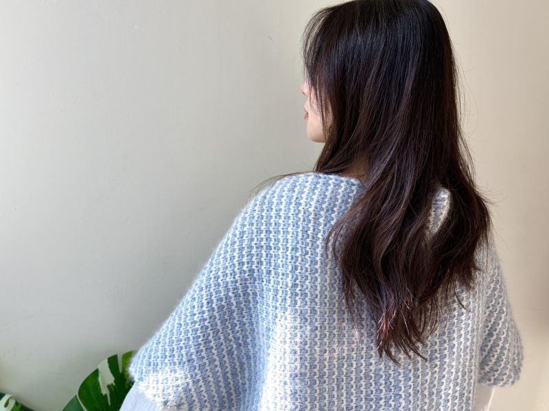 Pixel Bloom｜格花披肩 Rastus Knits 聯名編織材料包 棒針,披肩,材料包,毛線,羊駝毛,alpaca,編織