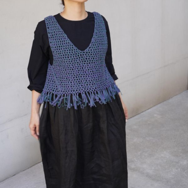 今夏必織、老師推薦！DARUMA - 新款夏日流蘇背心 材料包＋教學影片 