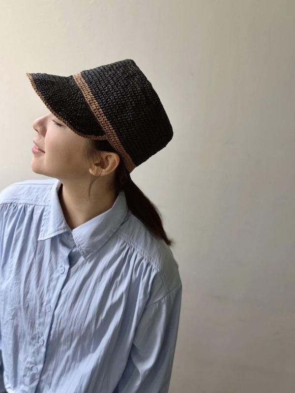 一日早鳥！DARUMA 經典作品 - キャップ日式短簷草帽，材料包＋教學影片 