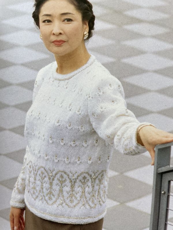 珍稀一本！老師私藏日文「超絕版」編織書！-香山美子が着るハイミセスのニット 