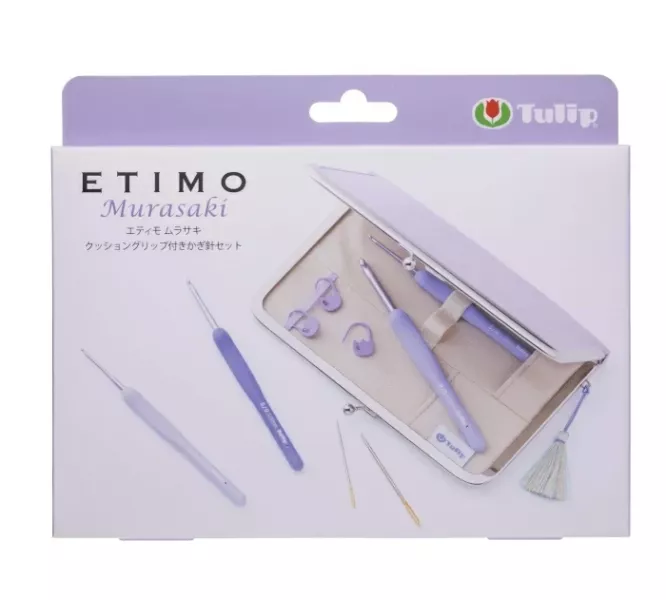 ETIMO Murasaki 紫韻系列｜Tulip（チューリップ）握柄鉤針組 