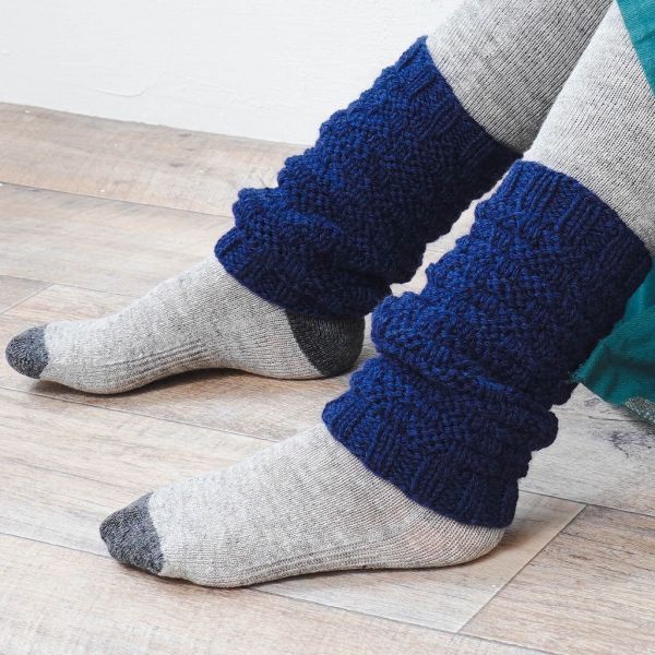 日本Hará Wool 材料包 - 28 我的第一雙棒針保暖護腳套 