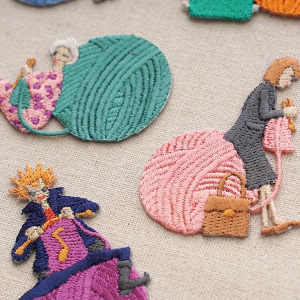 HARA WOOL - AMUHITO 編織人的小小共感標記 - 兩用貼布繡 刺繡貼布 