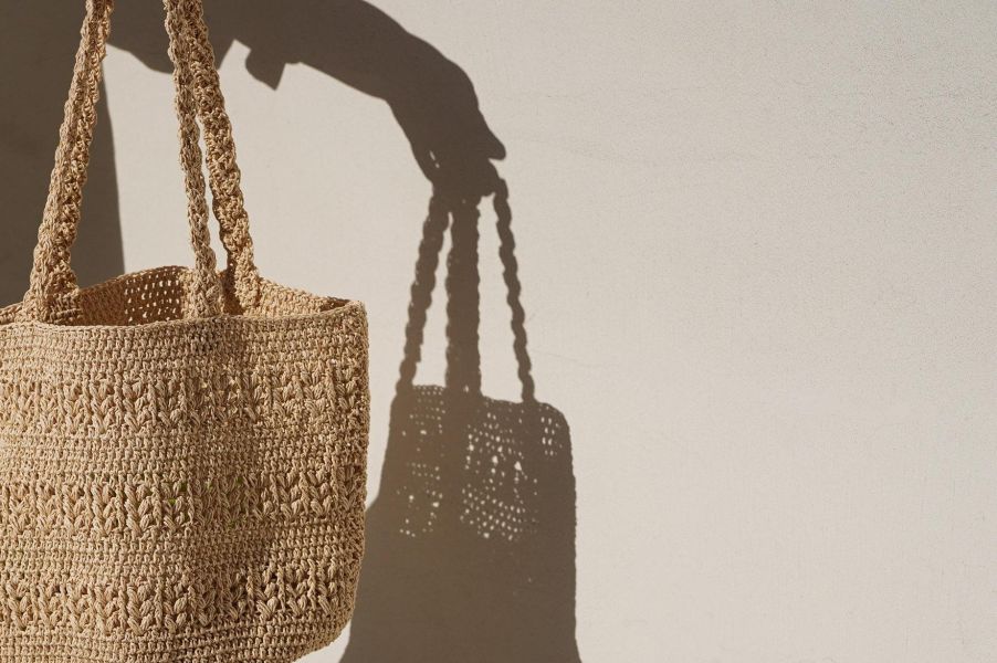 老師推薦！DARUMA - 立體織紋編織托特包 A 材料包＋教學影片 