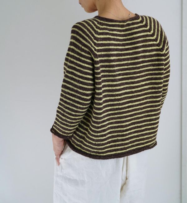 售完即無！DARUMA - 七分袖綁帶針織外套 B 材料包 