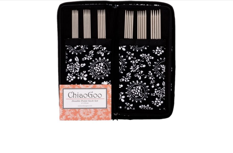 巧姑 ChiaoGoo -6600, DPN Sock Set, 6" (15 cm) SS 