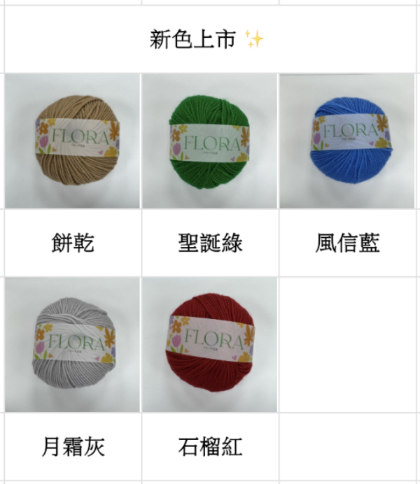 「Flora」 花毛線 - 單顆販售賣場 