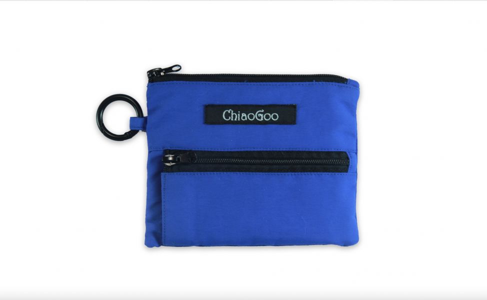 巧姑 ChiaoGoo - Blue Pocket Pouch ChiaoGoo、巧姑、輪針、棒針、輪針組、不鏽鋼