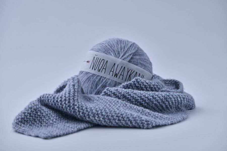 isk-035｜極輕柔羊駝圍巾｜材料包＋教學影片，三款織圖一次擁有！期間限定優惠！ 毛線,羊駝毛,alpaca, baby alpaca,棒針,鉤針,紡紗,秘魯,羊毛,羊駝