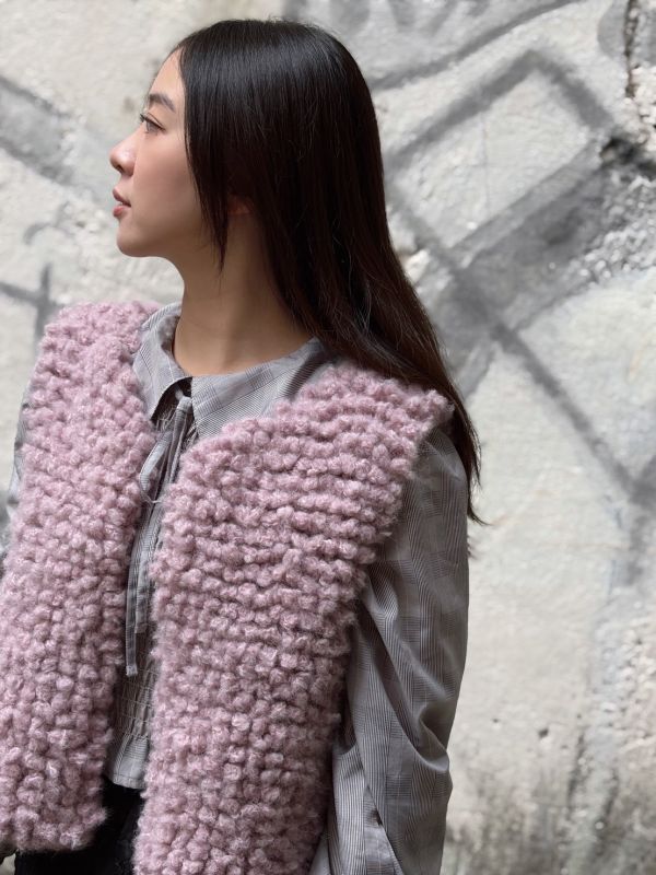 DARUMA - 毛絨短版背心材料包 + 教學影片 