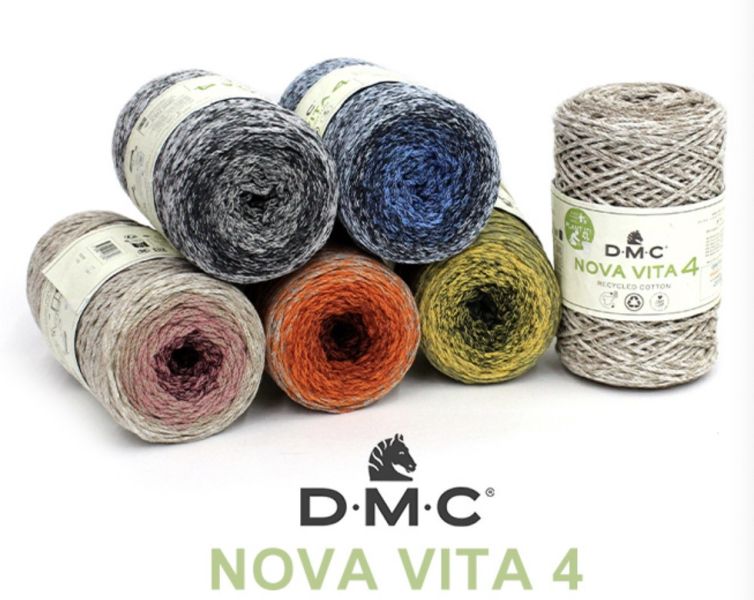 DMC - 花棉繩 NOVA VITA 4 RECYCLED COTTON 