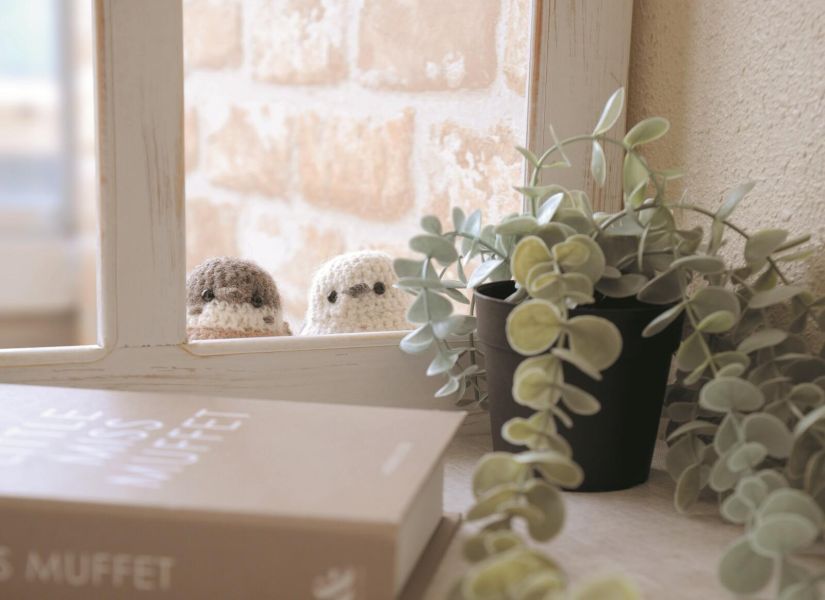 日本Hamanaka 原廠材料包 - ソノモノのスズメ / ソノモノのシマエナガ 