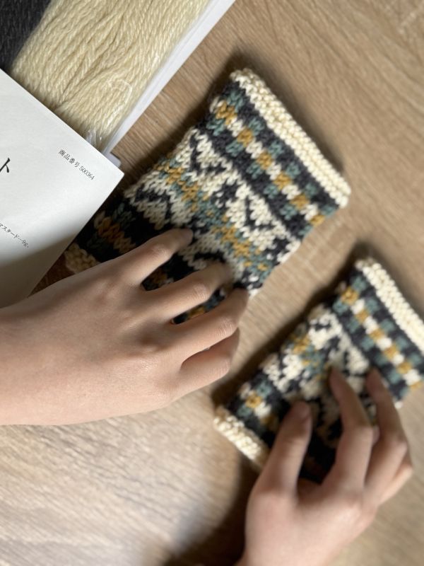 風工房 - 經典絕版材料包 + 教學影片：リストウォーマー日本保暖手套 