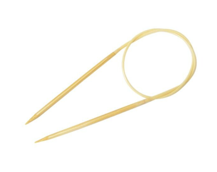 Hamanaka - アミアミ竹製輪針 60cm｜8號 