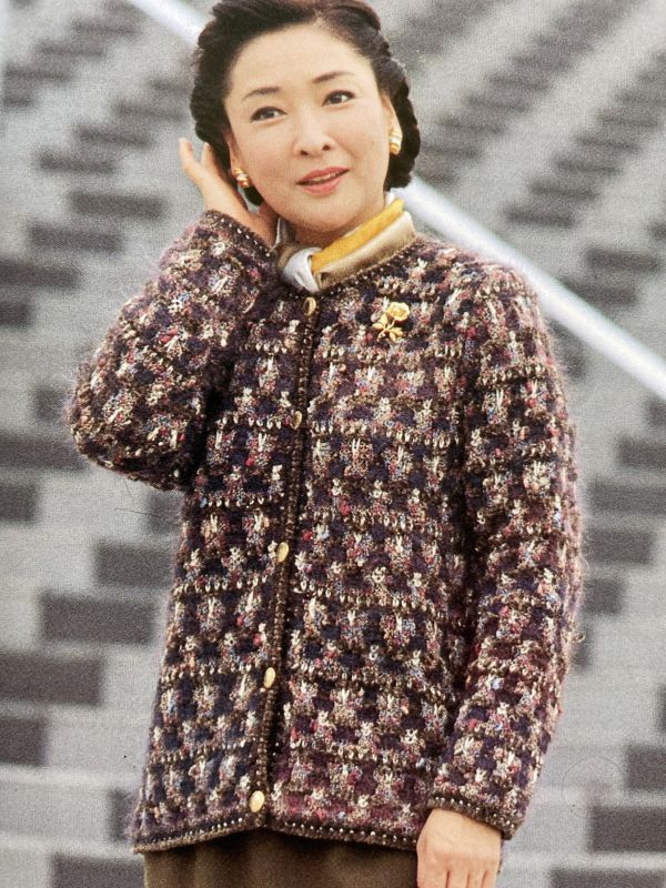 珍稀一本！老師私藏日文「超絕版」編織書！-香山美子が着るハイミセスのニット 