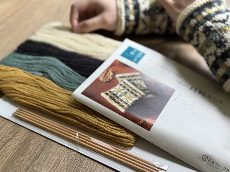 風工房 - 經典絕版材料包 + 教學影片：リストウォーマー日本保暖手套 