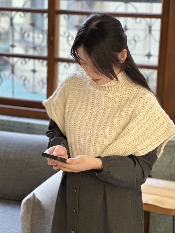 DARUMA - 高領披肩材料包 A + 教學影片 