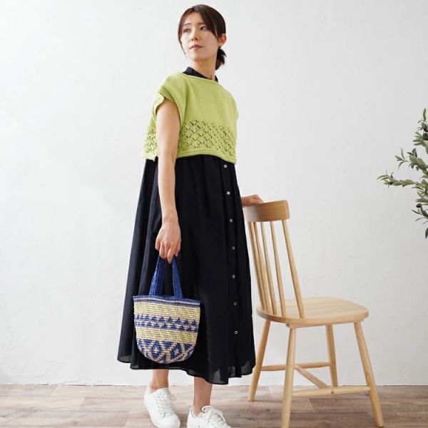 日本Hara Wool原廠材料包 - 夏日藍海編織包 #9-3 