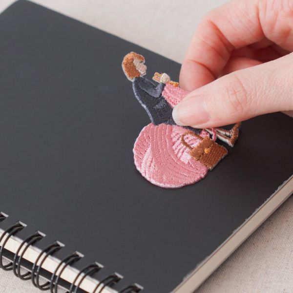 HARA WOOL - AMUHITO 編織人的小小共感標記 - 兩用貼布繡 刺繡貼布 