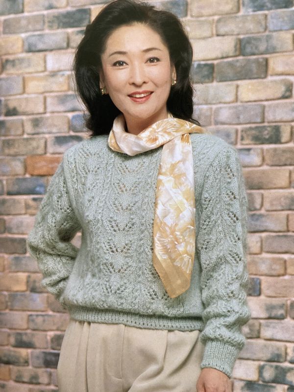 珍稀一本！老師私藏日文「超絕版」編織書！-香山美子が着るハイミセスのニット 