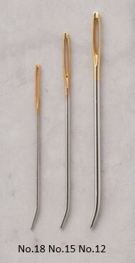 日本可樂牌 Clover -  縫針組套 ｢小針筒｣ 藍 