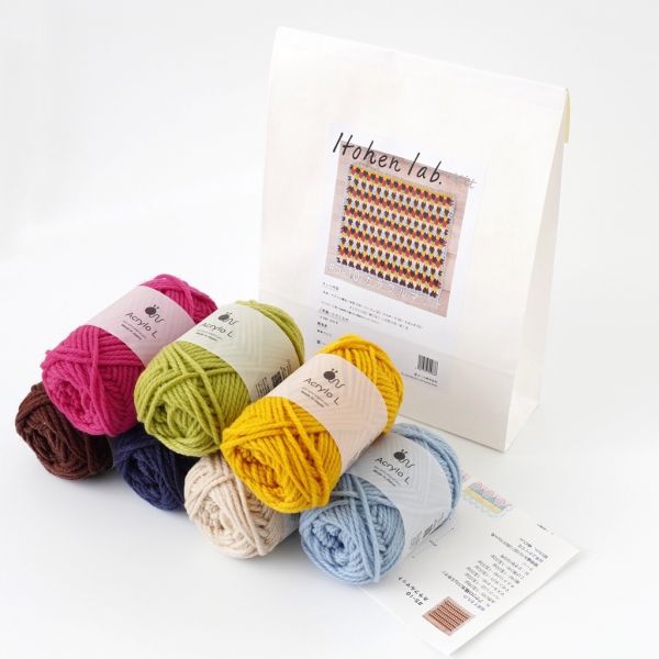 日本Hará Wool 材料包 - 510 彩色地墊 