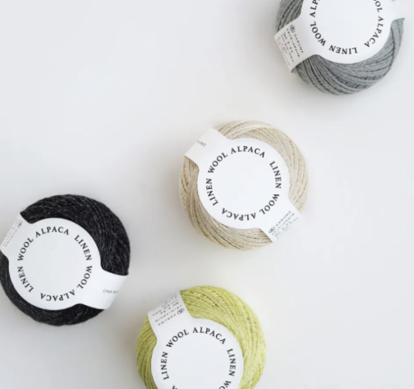 DARUMA - 亞麻羊毛羊駝混紡線 Linen Wool Alpaca 
