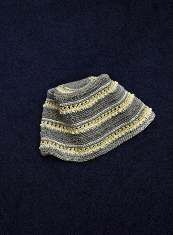 售完即無！DARUMA - 拼色編織漁夫帽 B 材料包 