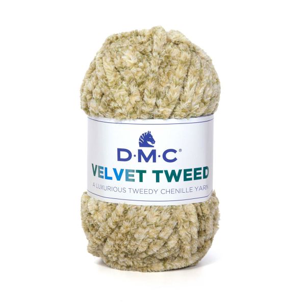 DMC VELVET TWEED クッションカバーのレシピ付き 