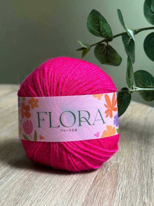 「Flora」 毛線, 獨家完美的成分比例，一顆可以織三朵康乃馨 