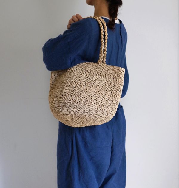 老師推薦！DARUMA - 立體織紋編織托特包 A 材料包＋教學影片 