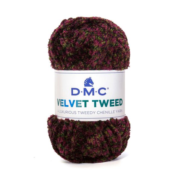 DMC VELVET TWEED クッションカバーのレシピ付き 