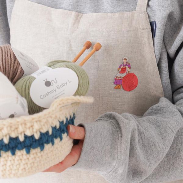 HARA WOOL - AMUHITO 編織人的小小共感標記 - 兩用貼布繡 刺繡貼布 